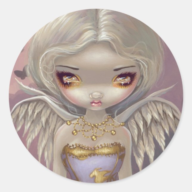 "Angel in Lilac" Sticker (Front)