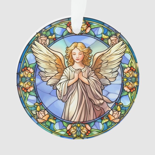 Angel / In Memoriam Acrylic Ornament (Front)