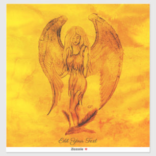 Angel in Tattoo Style
