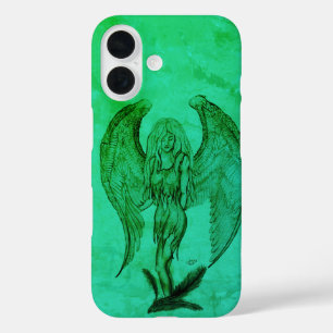 Angel in Tattoo Style iPhone 16 Case
