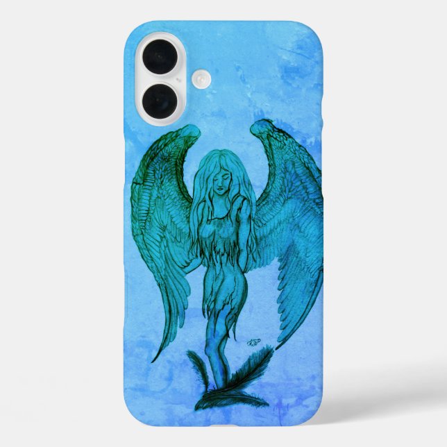 Angel in Tattoo Style Case-Mate iPhone Case (Back)