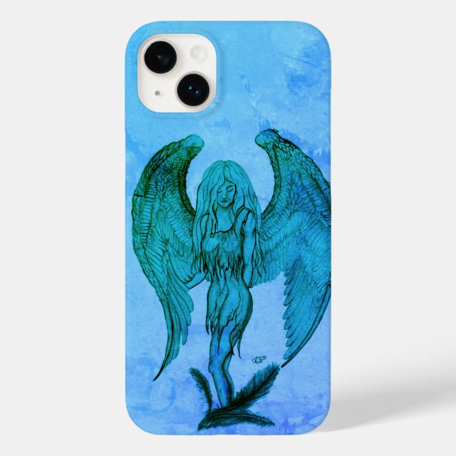 Angel in Tattoo Style Case-Mate iPhone Case (Back)