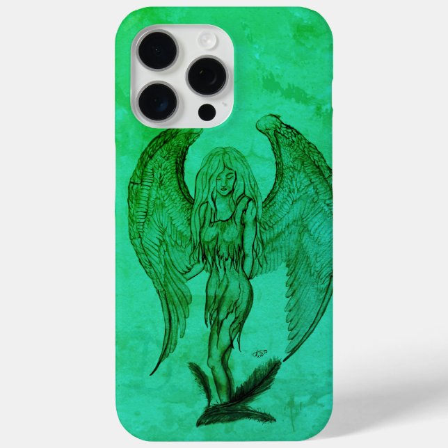 Angel in Tattoo Style Case-Mate iPhone Case (Back)
