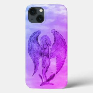 Angel in Tattoo Style iPhone 13 Case