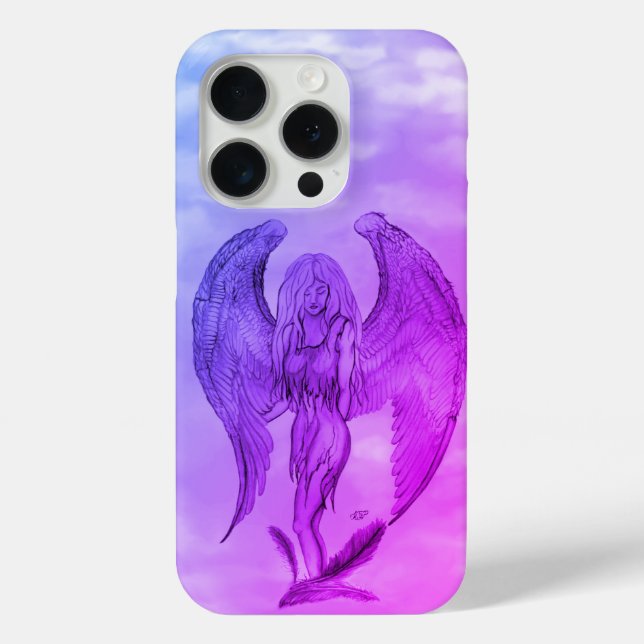 Angel in Tattoo Style Case-Mate iPhone Case (Back)