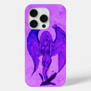 Angel in Tattoo Style iPhone 15 Pro Case