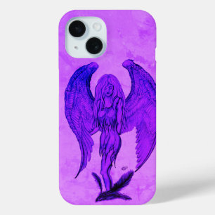 Angel in Tattoo Style iPhone 15 Case