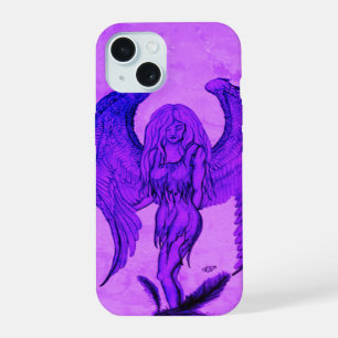 Angel in Tattoo Style iPhone 15 Case