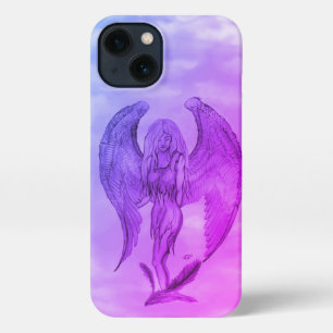 Angel in Tattoo Style iPhone 13 Case