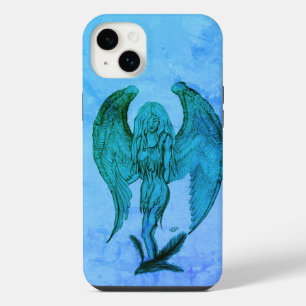 Angel in Tattoo Style iPhone 14 Plus Case