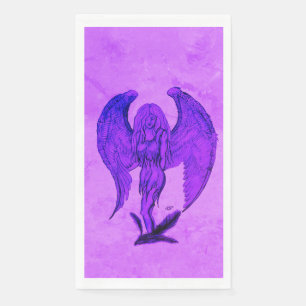 Angel in Tattoo Style Napkin