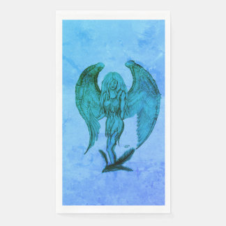Angel in Tattoo Style Napkin