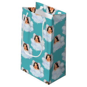 Angel in the Clouds 2-Lt Teal-GIFT BAG s