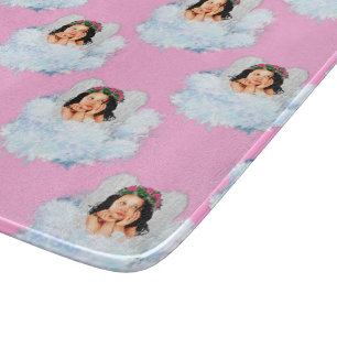 Angel in the Clouds 6-6x7 GLASS CUTTING BOARD