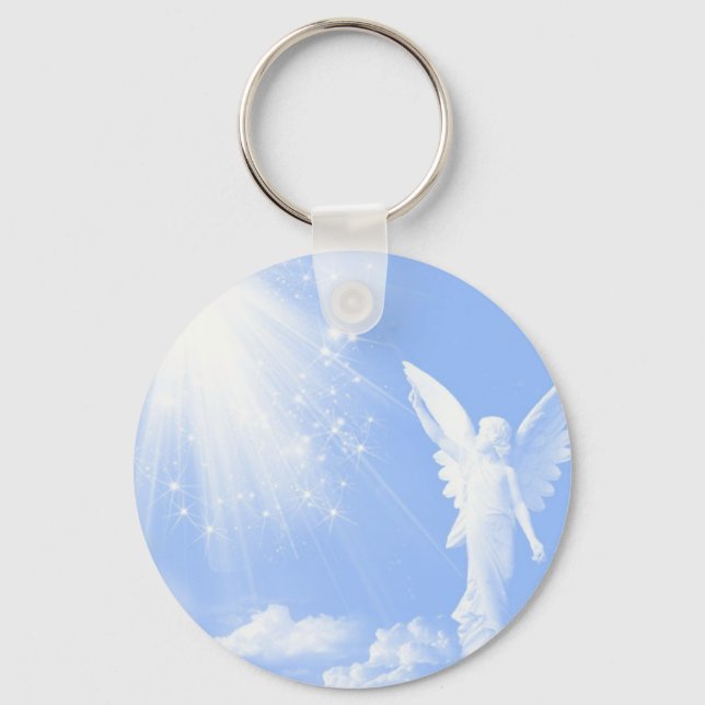 Angel In The Clouds Key Ring (Front)
