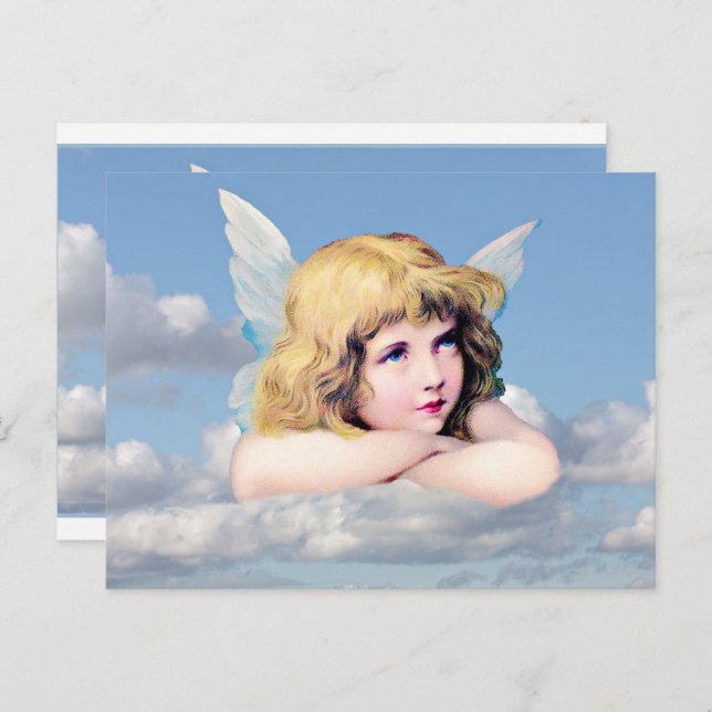 Angel in the Clouds Postcard (Front/Back)