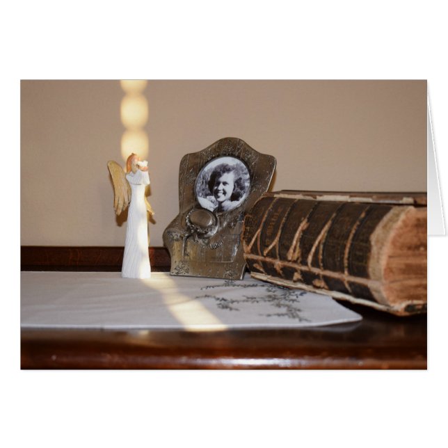 Angel in the Light Greeting Card (Front Horizontal)