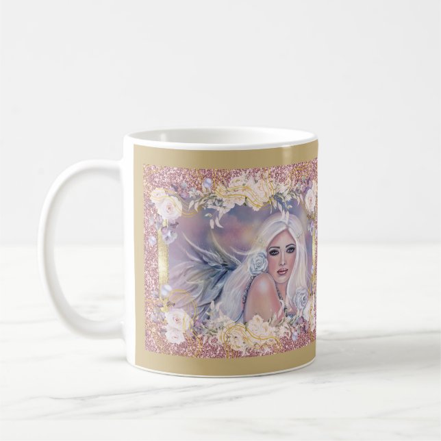 Angel in the morning sun by Renee Lavoie Coffee Mug (Left)