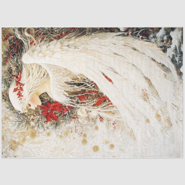 Angel in the Tree Tissue Paper (Front)