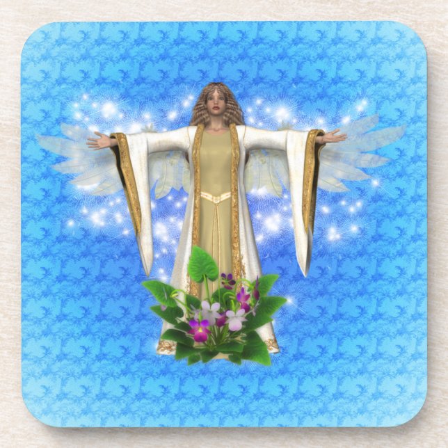 Angel Inspirational Coaster Set (Front)