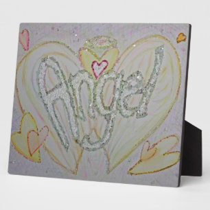 Angel Inspirational Word Painting Poem Plaque