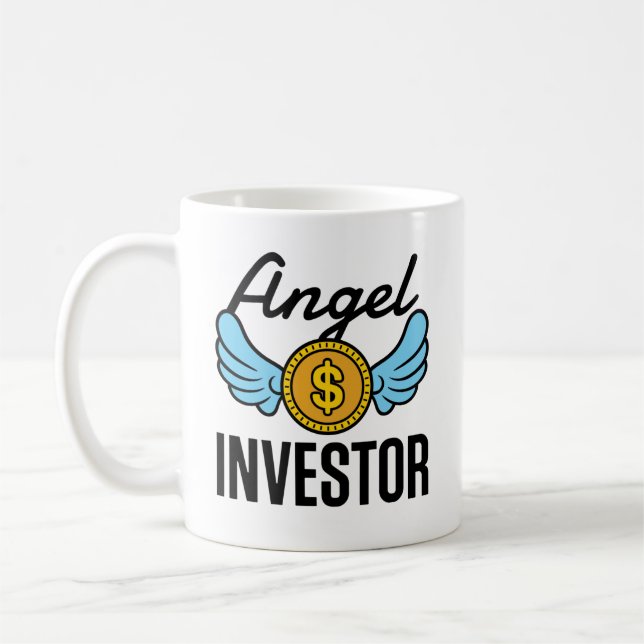 Angel Investor Investing Start-Up Business Coffee Mug (Left)