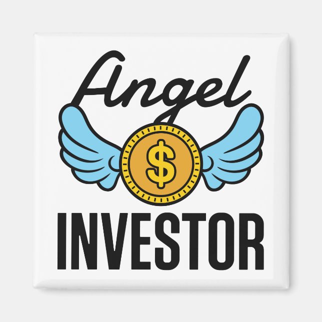 Angel Investor Investing Start-Up Business Magnet (Front)