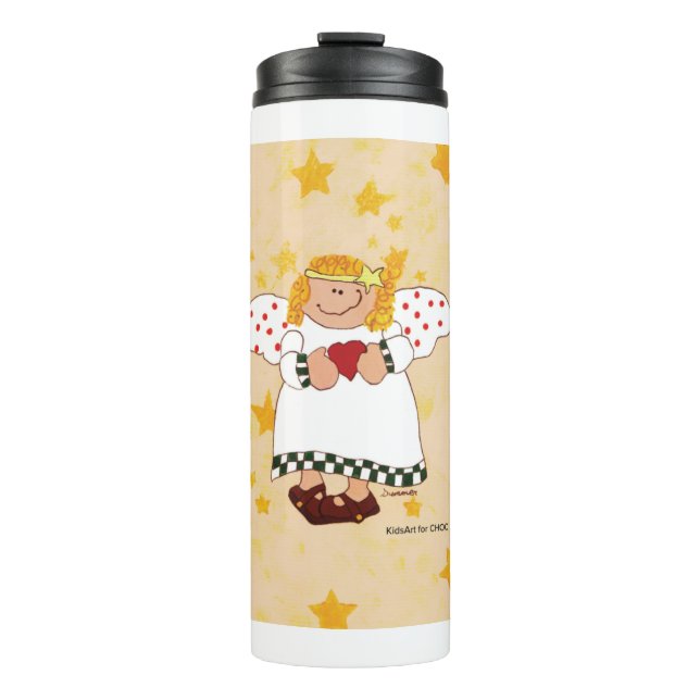 Angel - Kids Art for CHOC Thermal Tumbler (Front)