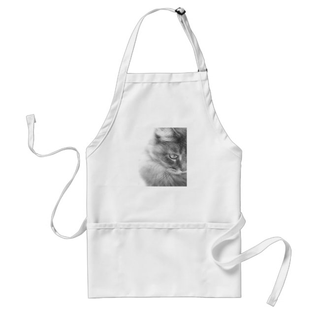 "Angel Kitty" Portrait Standard Apron (Front)