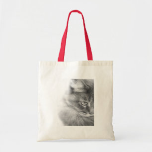 "Angel Kitty" Portrait Tote Bag
