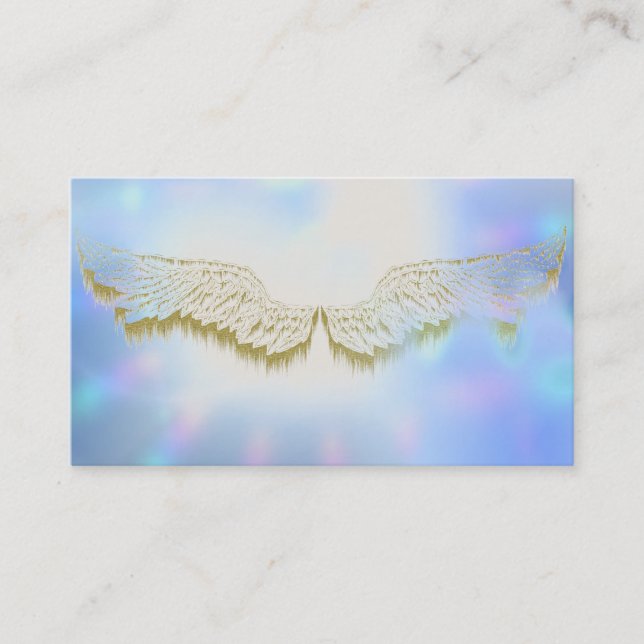 Angel light star business cards (Front)