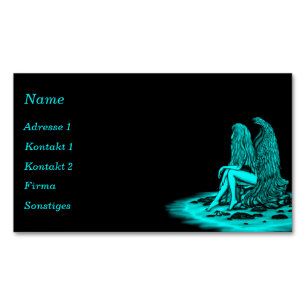 Angel , lost in thought Business Cards