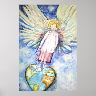 ANGEL LOVE FOR THE WORLD POSTER ART