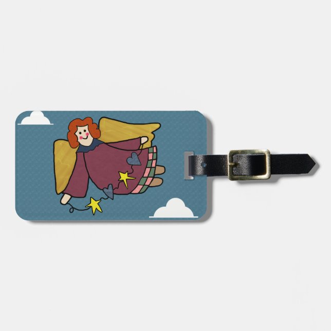 Angel Luggage Tag (Front Horizontal)