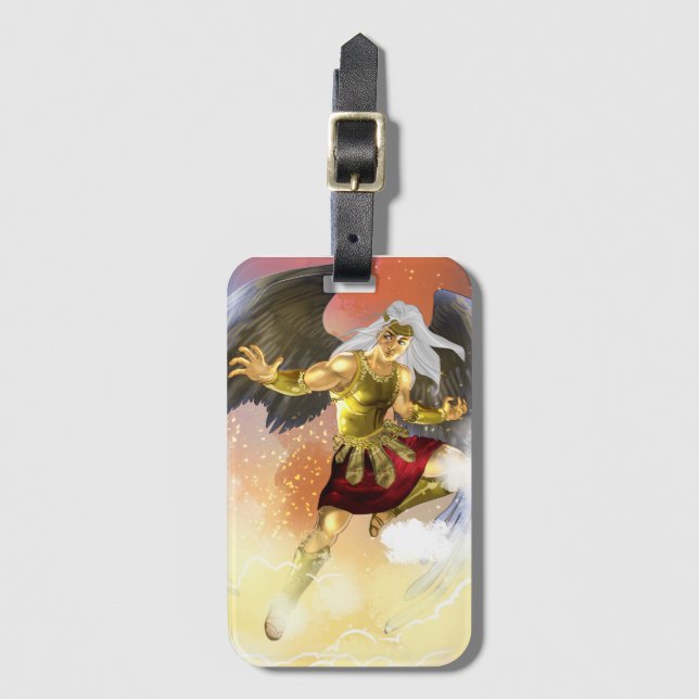 Angel Luggage Tag (Front Vertical)