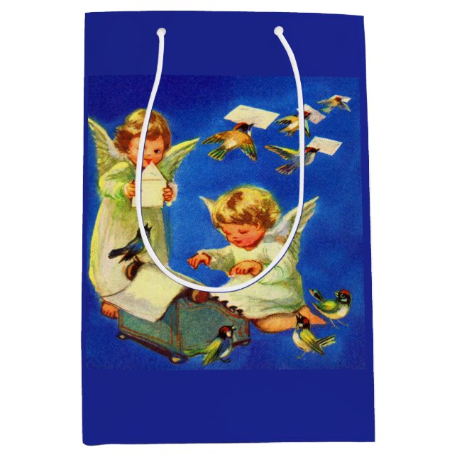 angel mail office medium gift bag (Front)