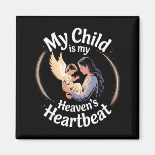 Angel mama pregnancy and infant loss awareness magnet