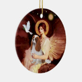 Angel & Mandolin - Blenheim Cavalier #2 Ceramic Ornament (Right)