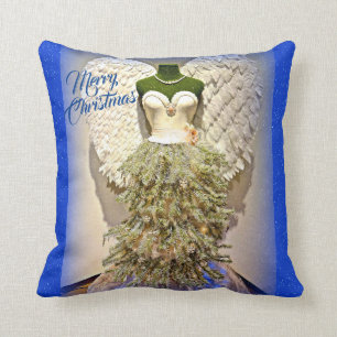 Angel Mannequin Dress Form Christmas Tree Cushion