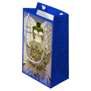 Angel Mannequin Dress Form Christmas Tree Small Gift Bag