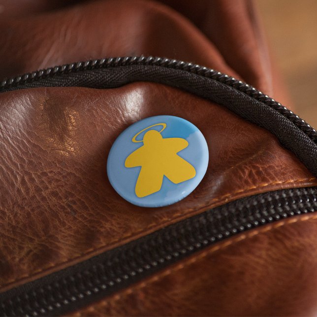 Angel Meeple Button (Creator Uploaded)