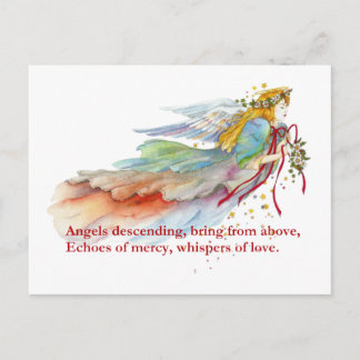 Angel Mercy Love Postcard