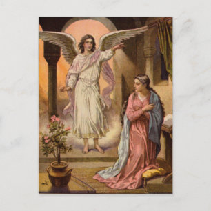 angel message postcard