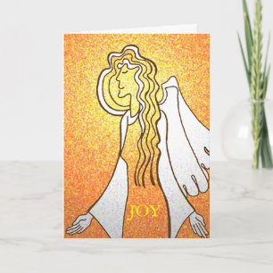 Angel messenger holiday card