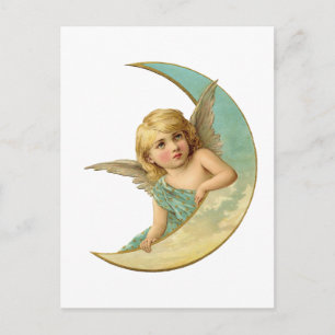 Angel Moon Postcard