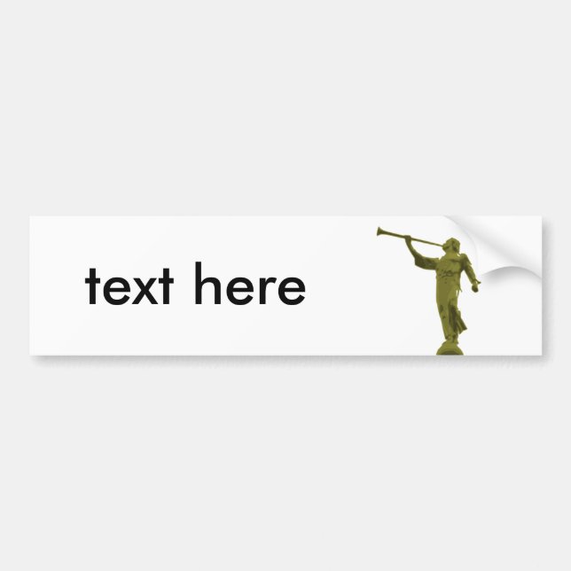 Angel MORONI Bumper Sticker (Front)