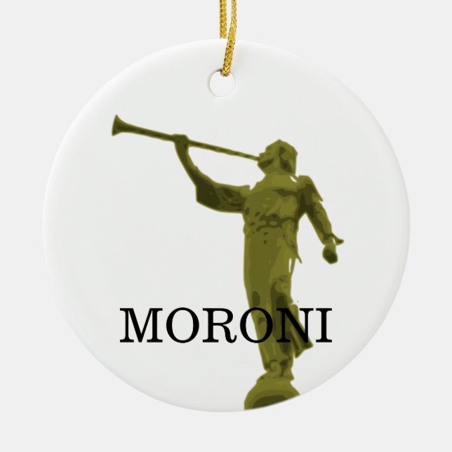 ANGEL MORONI CERAMIC ORNAMENT (Front)