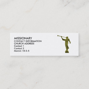 Angel MORONI LDS MISSIONARY CARDS