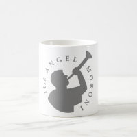 Angel Moroni Mug Gray