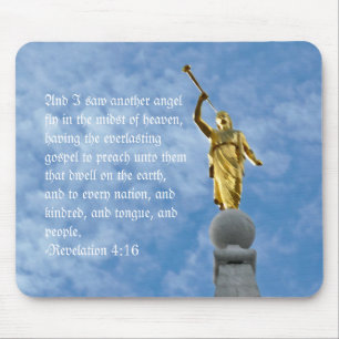 Angel Moroni on Salt Lake Temple Mouse Pad